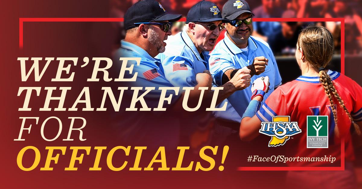 We’re Thankful for Officials!