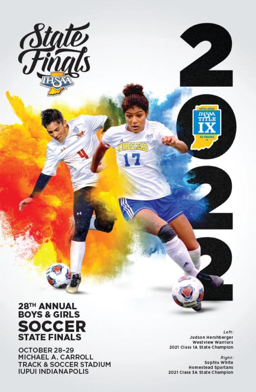 2022-23 Soccer State Finals Program Cover